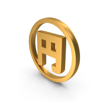 Gold Japanese Yen Currency Icon PNG & PSD Images