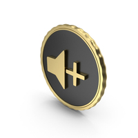 Volume Increase Coin PNG & PSD Images