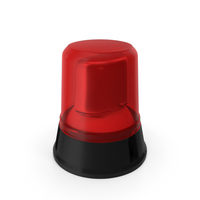 Flashing Rotating Beacon Red PNG & PSD Images