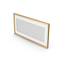 Gold Wall Picture Frame PNG & PSD Images