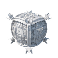 Space Station White Without Dome PNG & PSD Images