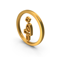 Outline Afghani Currency Icon Gold PNG & PSD Images