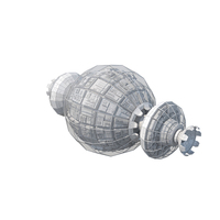 White Space Station PNG & PSD Images
