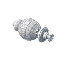 Space Station White Without Dome PNG & PSD Images