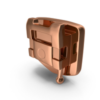 Self Ligating Dental Braces Bracket Copper Close PNG & PSD Images