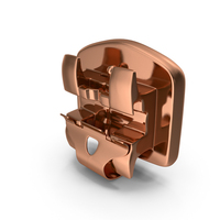 Copper Self Ligating Dental Braces Bracket Open PNG & PSD Images