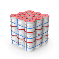 Stack Of Plastic Paint Buckets PNG & PSD Images