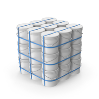 Plastic Paint Buckets Stack PNG & PSD Images