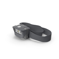 LED Head Lamp Grey PNG & PSD Images