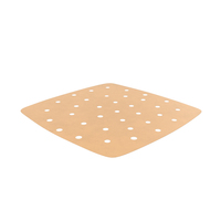 Perforated Air Frier Paper Liner Square PNG & PSD Images