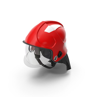 Red Fire Helmet F10 MKV PNG & PSD Images