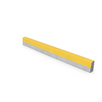 Road Curb 3m Yellow PNG & PSD Images