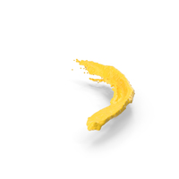 Yellow Liquid Paint Splash PNG & PSD Images