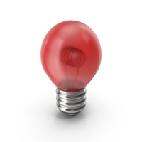 Red Cartoon Light Bulb PNG & PSD Images