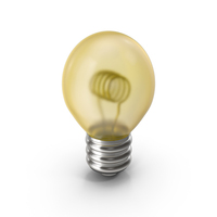 Light Bulb Cartoon Yellow PNG & PSD Images