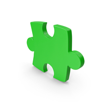 Puzzle Symbol Green PNG & PSD Images