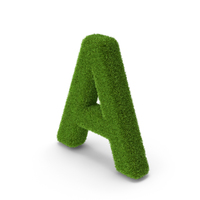 Grass Letter A PNG & PSD Images
