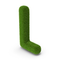 Grass Letter L PNG & PSD Images
