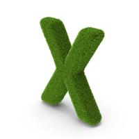 Grass Letter X PNG & PSD Images