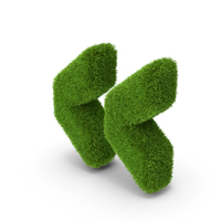 Grass Double Angle Quotation Mark PNG & PSD Images