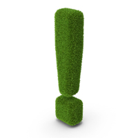 Grass Exclamation Point PNG & PSD Images