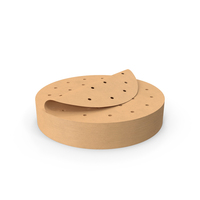 Stack of Round Fryer Parchment Paper PNG & PSD Images