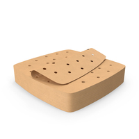 Stack of Square Disposable Paper Air Frier Liners PNG & PSD Images