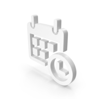 Calendar  Time Calendar  Holidays  Time Calendar Icon White PNG & PSD Images