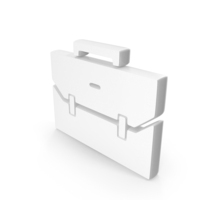Documents File Bag Icon White PNG & PSD Images