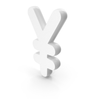 Japanese Yen Currency Icon White PNG & PSD Images