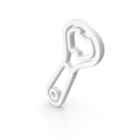 White Bottle Opener Outline Symbol PNG & PSD Images