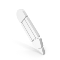 White Pencil Icon PNG & PSD Images