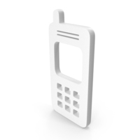 White Old Mobile Icon PNG & PSD Images