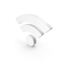 White WiFi Signal Icon PNG & PSD Images