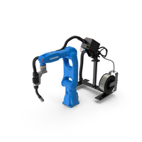 Yaskawa Motoman GP7 Robot With Welding Kit PNG & PSD Images