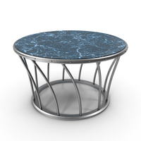 Table Blue Marble Silver PNG & PSD Images