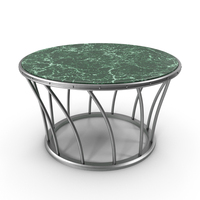 Table Green Marble Silver PNG & PSD Images