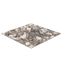 Dirt And Rocks Center Hill Terrain PNG & PSD Images
