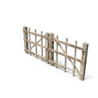 Wooden Gate Closed PNG & PSD Images