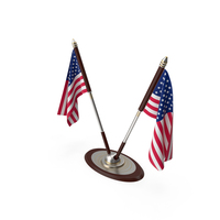 USA Desk Flag PNG & PSD Images