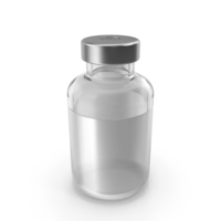 Clear Glass Medicine Vial PNG & PSD Images