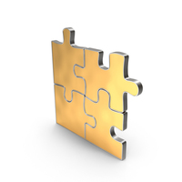 PUZZLE GOLD PNG & PSD Images