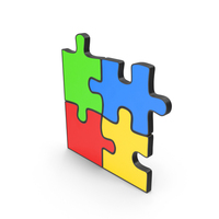 PUZZLE COLOR PNG & PSD Images