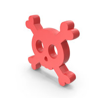 Crossed Bone Skull Logo PNG & PSD Images