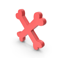 Crossed Bones Wrong Logo PNG & PSD Images