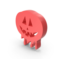 Red Halloween Pumpkin Logo PNG & PSD Images