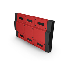 Scifi Interior Wall Element Red PNG & PSD Images