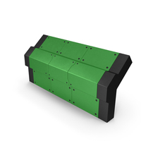 Scifi Interior Wall Element Green PNG & PSD Images
