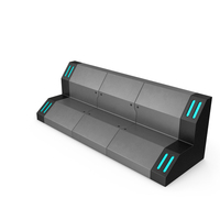 Scifi Interior Wall Element Grey PNG & PSD Images