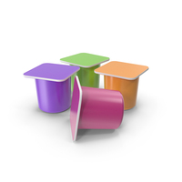 Fruit Yogurt Packages PNG & PSD Images